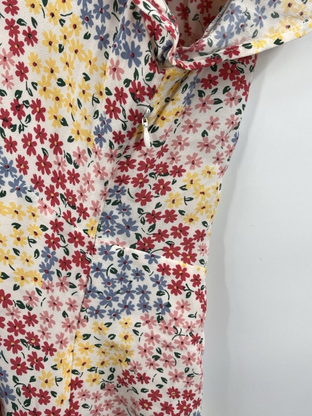 RAILS Women's Helena Flower Meadow Short Sleeve Button Down Shirt Dress Medium - Picture 7 of 9